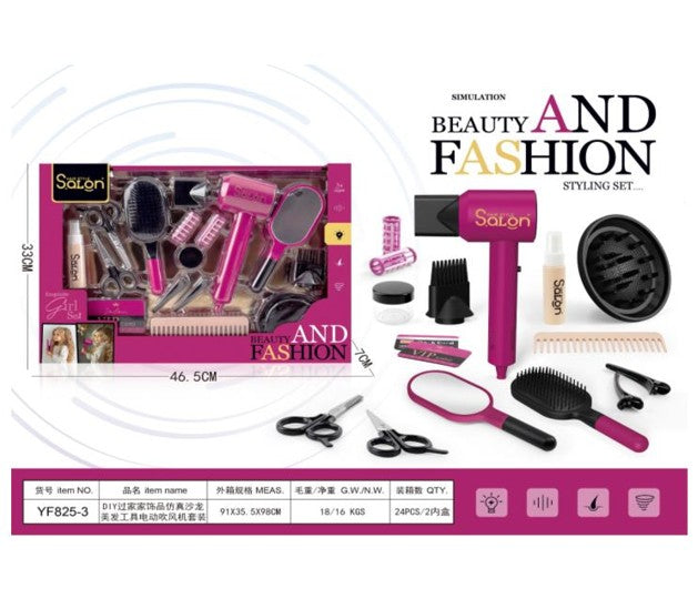 Beauty and Fashion Hair Styling Salon Set