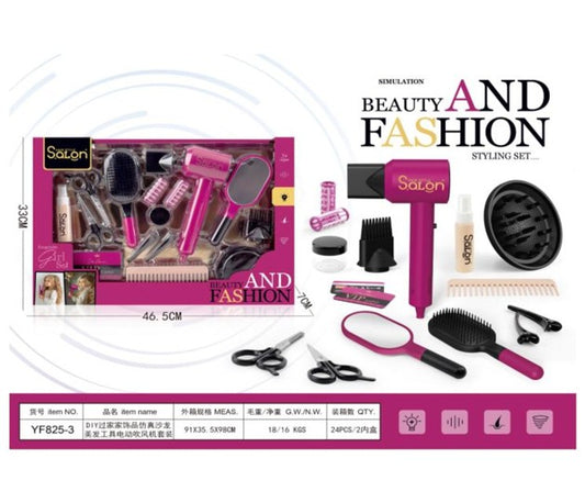 Beauty and Fashion Hair Styling Salon Set