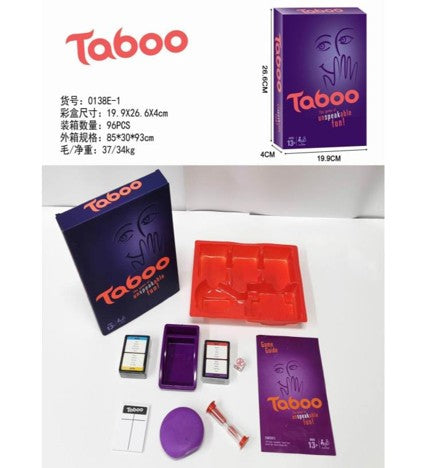 Taboo Party Board Game