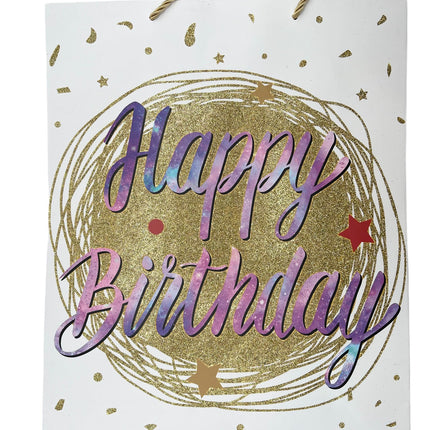 Colorful Birthday Gift Bag  - Size 31x40x12