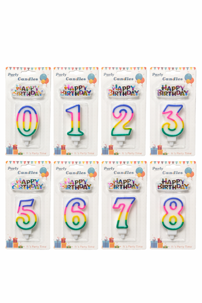 Birthday Candles (0-9)