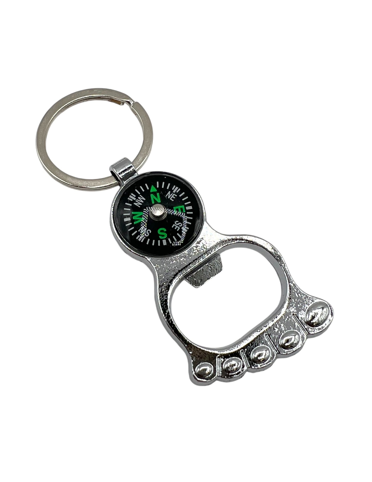 Keychain with Compass