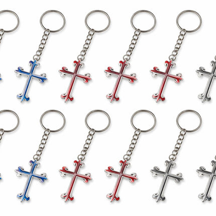 Keychain with Faithful Cross