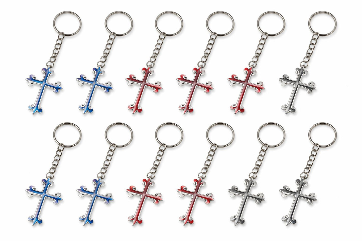 Keychain with Faithful Cross