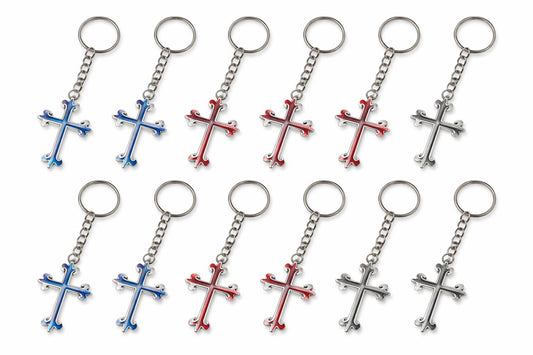 Keychain with Faithful Cross