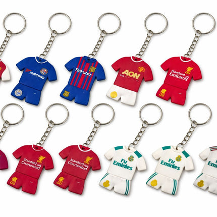 Football Fanatic Keychain: A Must-Have for Soccer Lovers - 4 mix designs