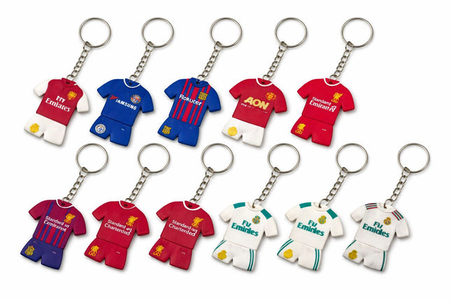 Football Fanatic Keychain: A Must-Have for Soccer Lovers - 4 mix designs