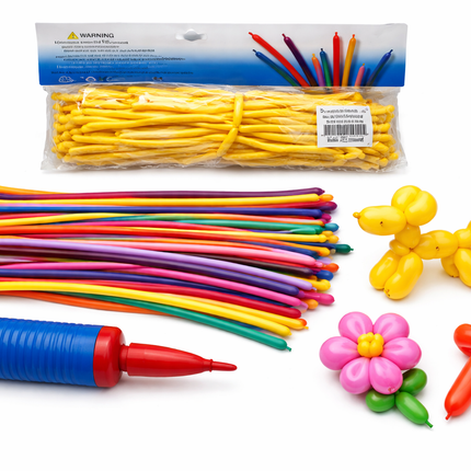 Long Twisting Animal Balloons with Pump