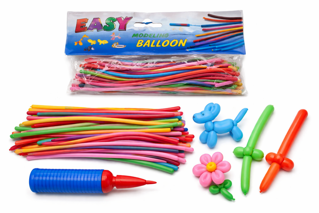 Long Twisting Animal Balloons with Pump