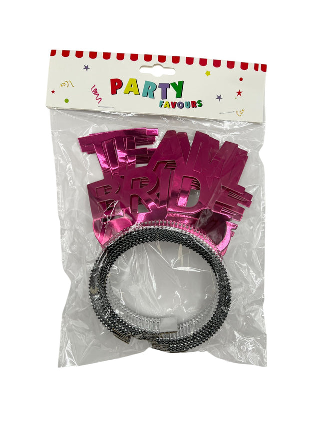 Party Headband – Team Bride Themed