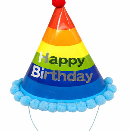 Birthday Party Hat-Rainbow