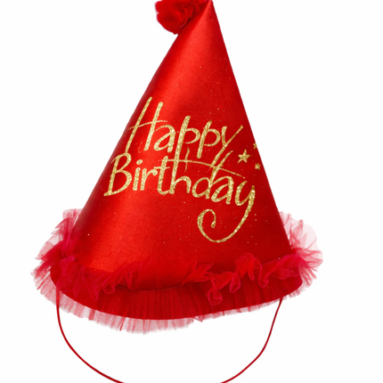 Birthday Party Hat-Red