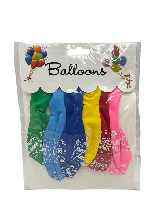 Birthday Balloons: 2 Different Designs