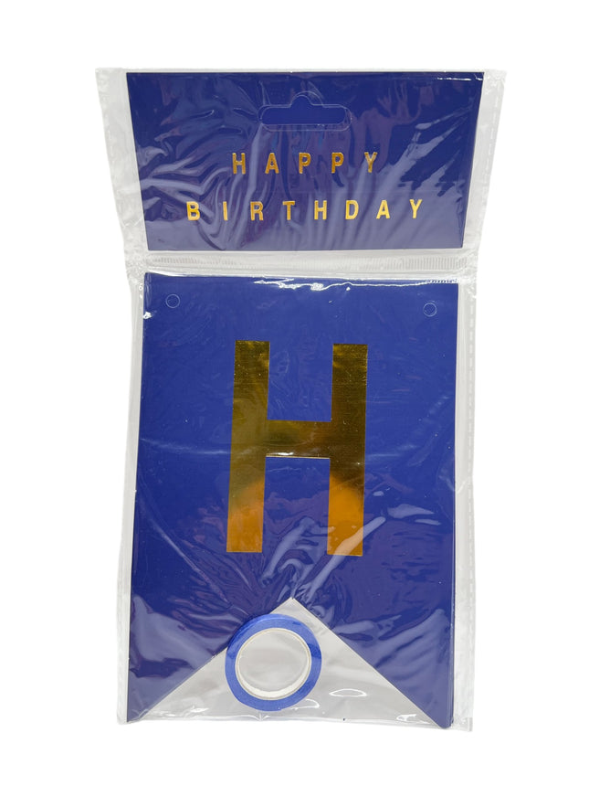 Party Banner – Happy Birthday Themed