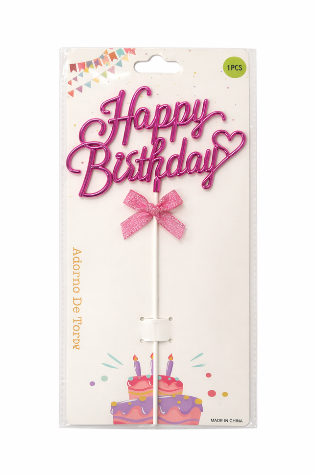 Cake Topper- Birthday