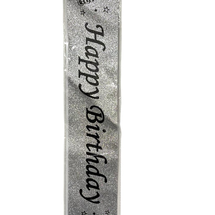 Birthday Banner/ Sachet – Silver Color