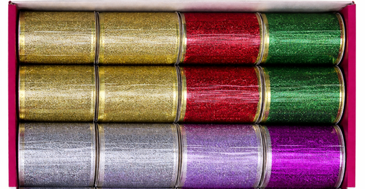 Elegant Touch Glitter Ribbons Collection -  3 yards long