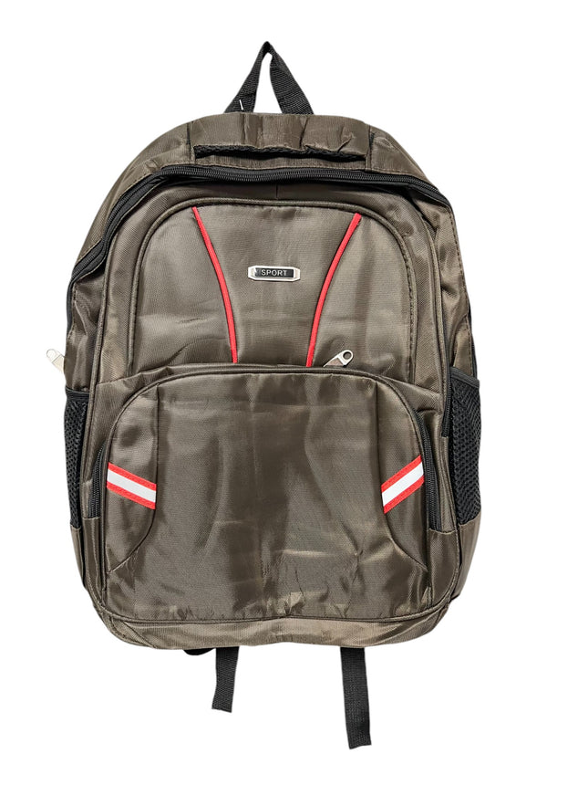 Backpack – Black with Red Accents