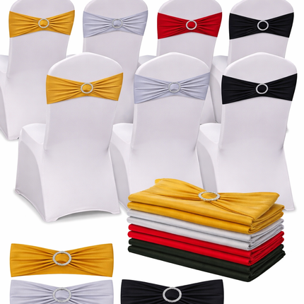 Spandex Chair Sashes(10ct)-3 colors