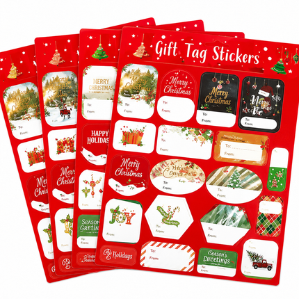 Christmas Gift Tag Stickers