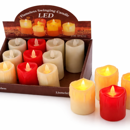Flameless Candle , Battery Operated 5cm x11cm