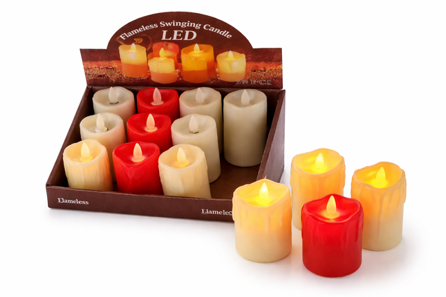 Flameless Candle , Battery Operated 5cm x11cm