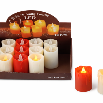 Timeless Glow Scented Candles for Relaxation, Meditation & Home Ambiance - 12 pieces 5x11
