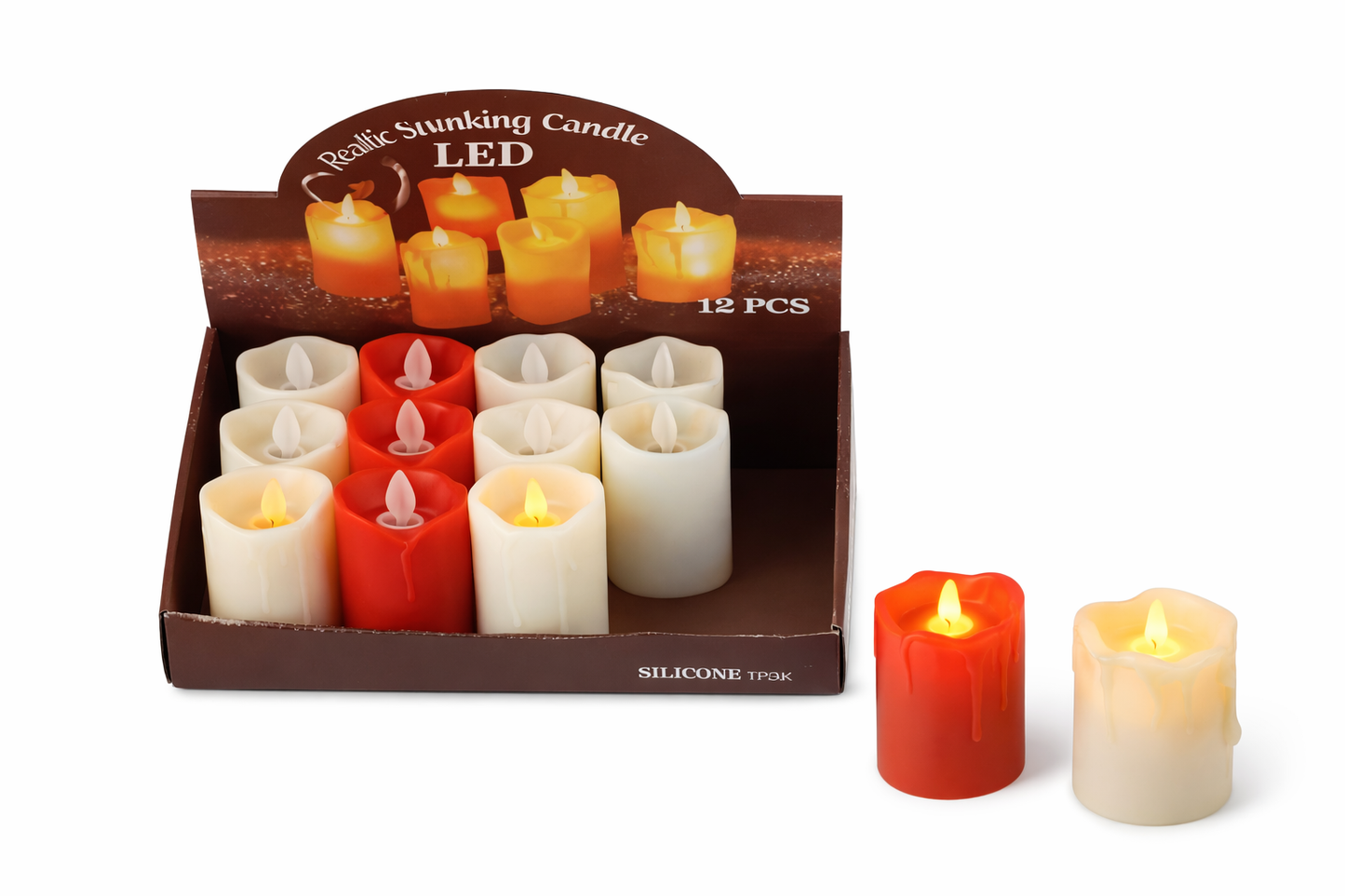 Timeless Glow Scented Candles for Relaxation, Meditation & Home Ambiance - 12 pieces 5x11