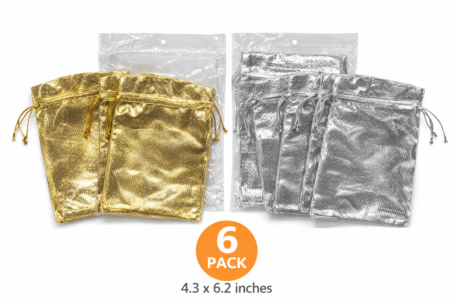 Goodie Bag-6pk 5.9in x7.8 in