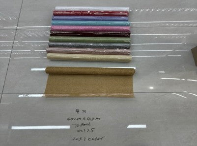 Fabric Roll -48 cm x 4.5m Asst Colors