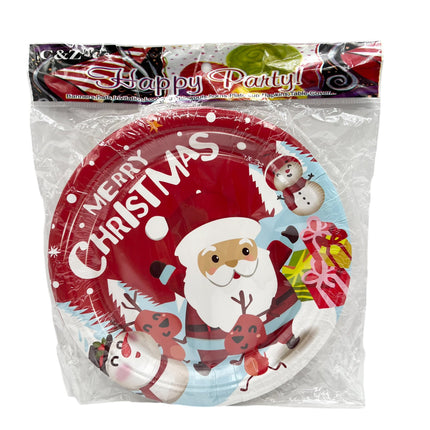 Christmas Themed Paper Plates