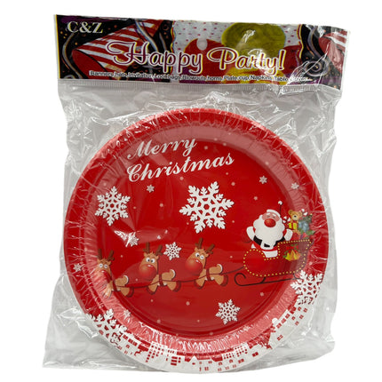 Christmas Themed Paper Plates