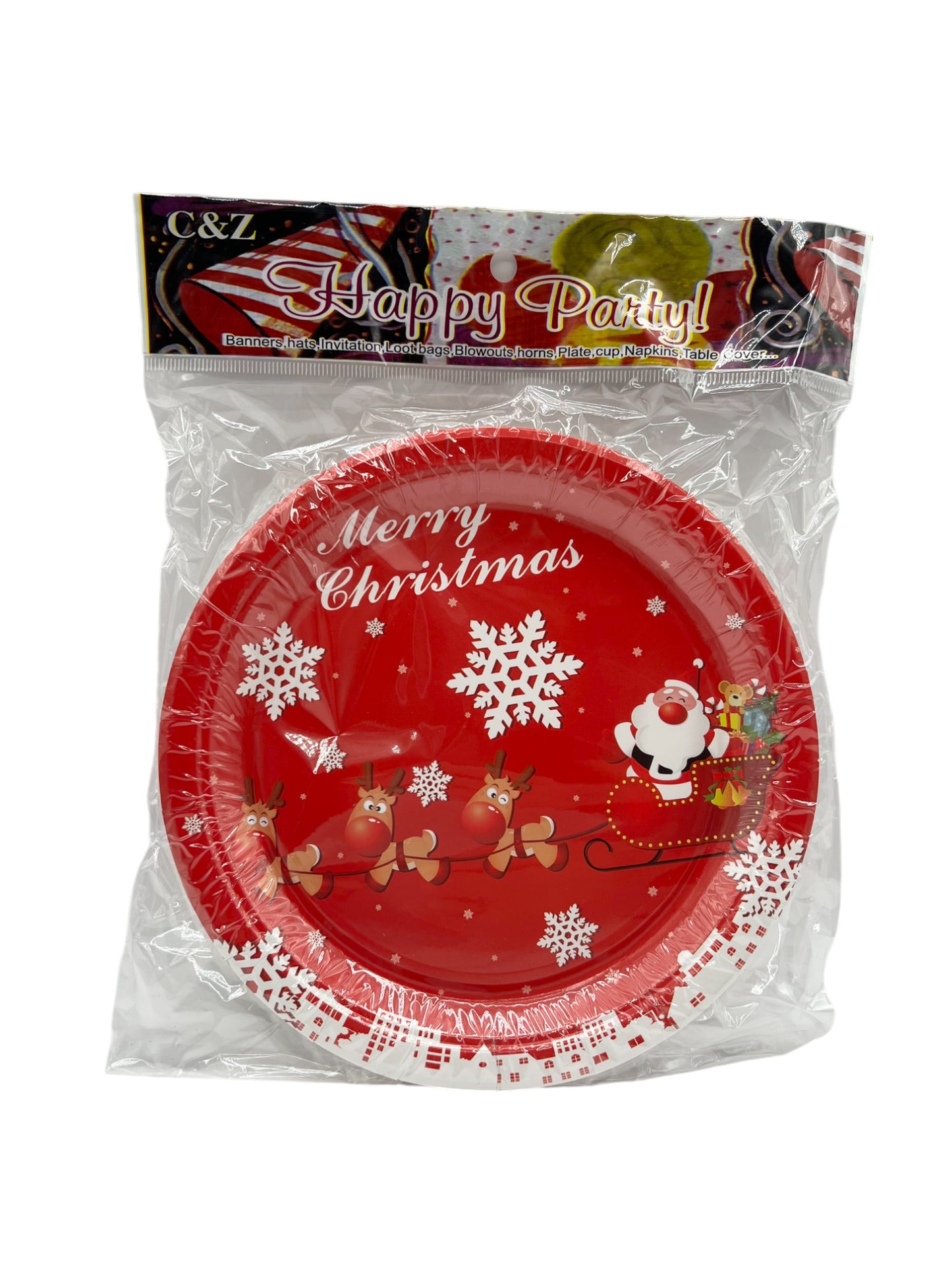Christmas Paper Plates