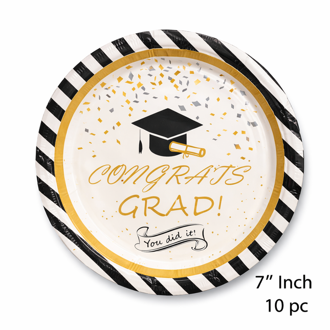 7" Graduation Plates (10ct)