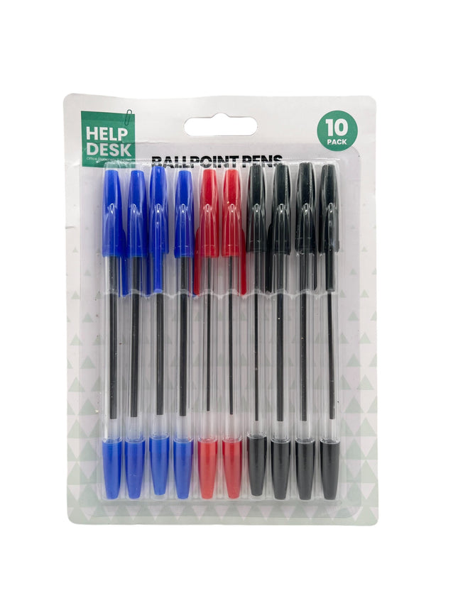 Stationery – Mix of Red, Blue, and Black