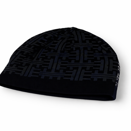 Colorful Mix Beanie Black Color