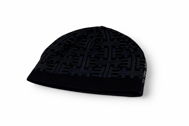 Colorful Mix Beanie Black Color