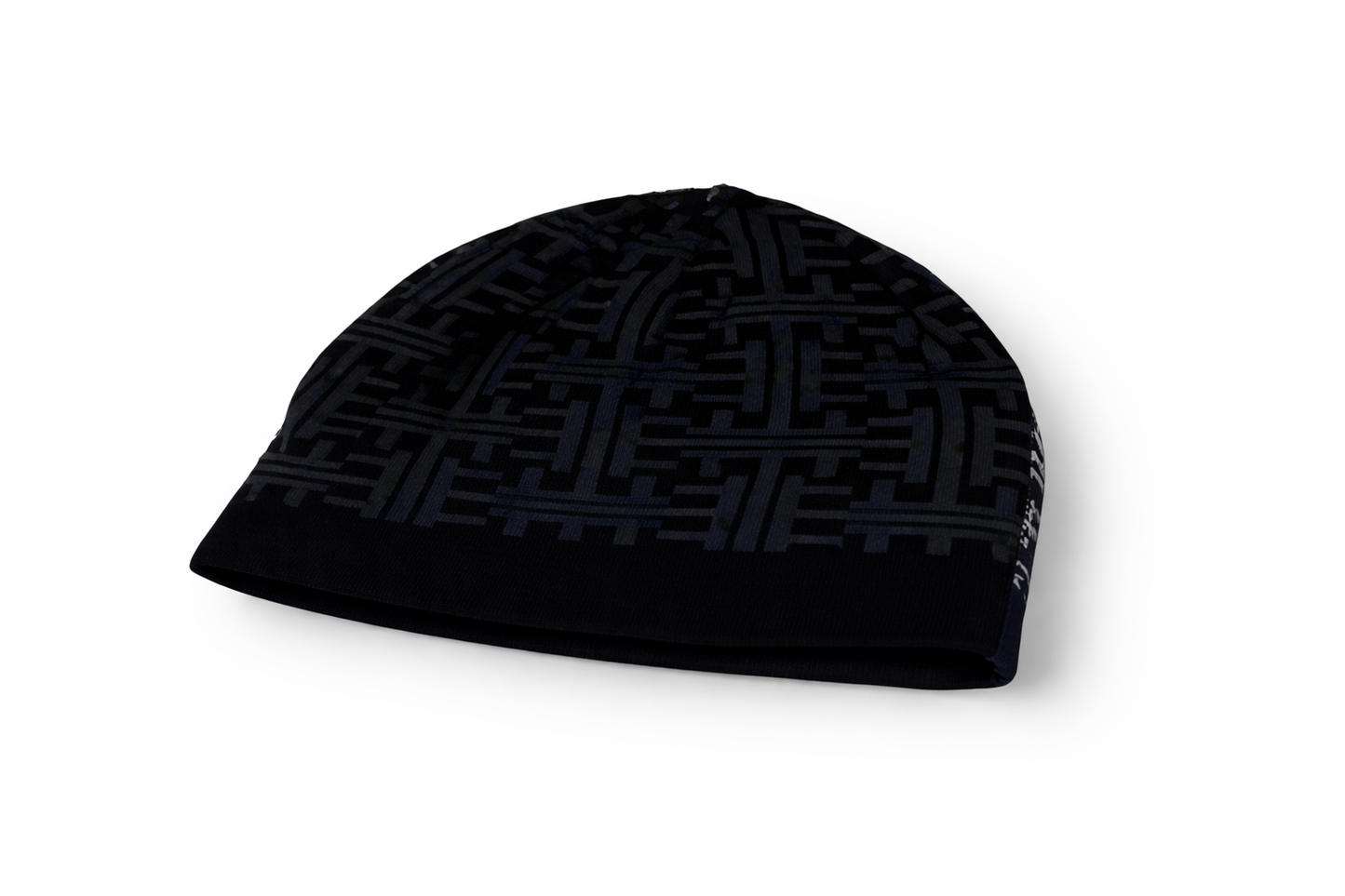 Colorful Mix Beanie Black Color