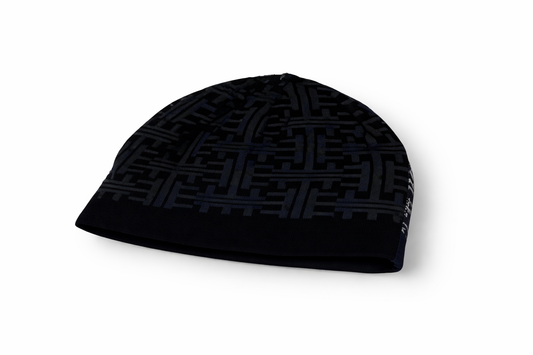 Colorful Mix Beanie Black Color