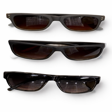 Slim Rectangular Sunglasses with UV Protection for Men & Women