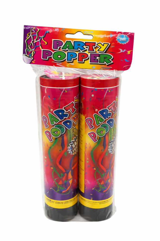 Party Poppers - 2Pk