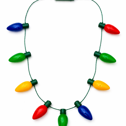Christmas Light bulb Necklace