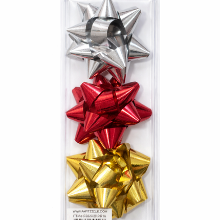 Bows – 3 Pieces per Pack, 3 Inches