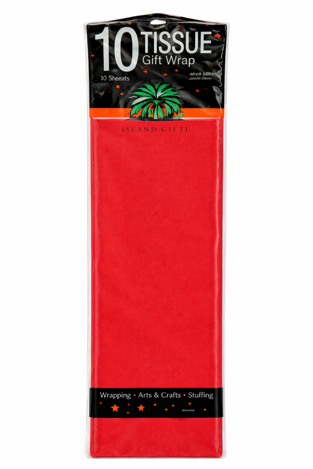 10ct Red Tissue Paper
