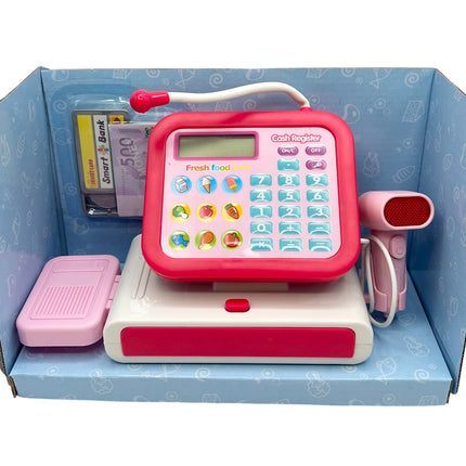 Play Money Cashier Playset – Multiple Pieces