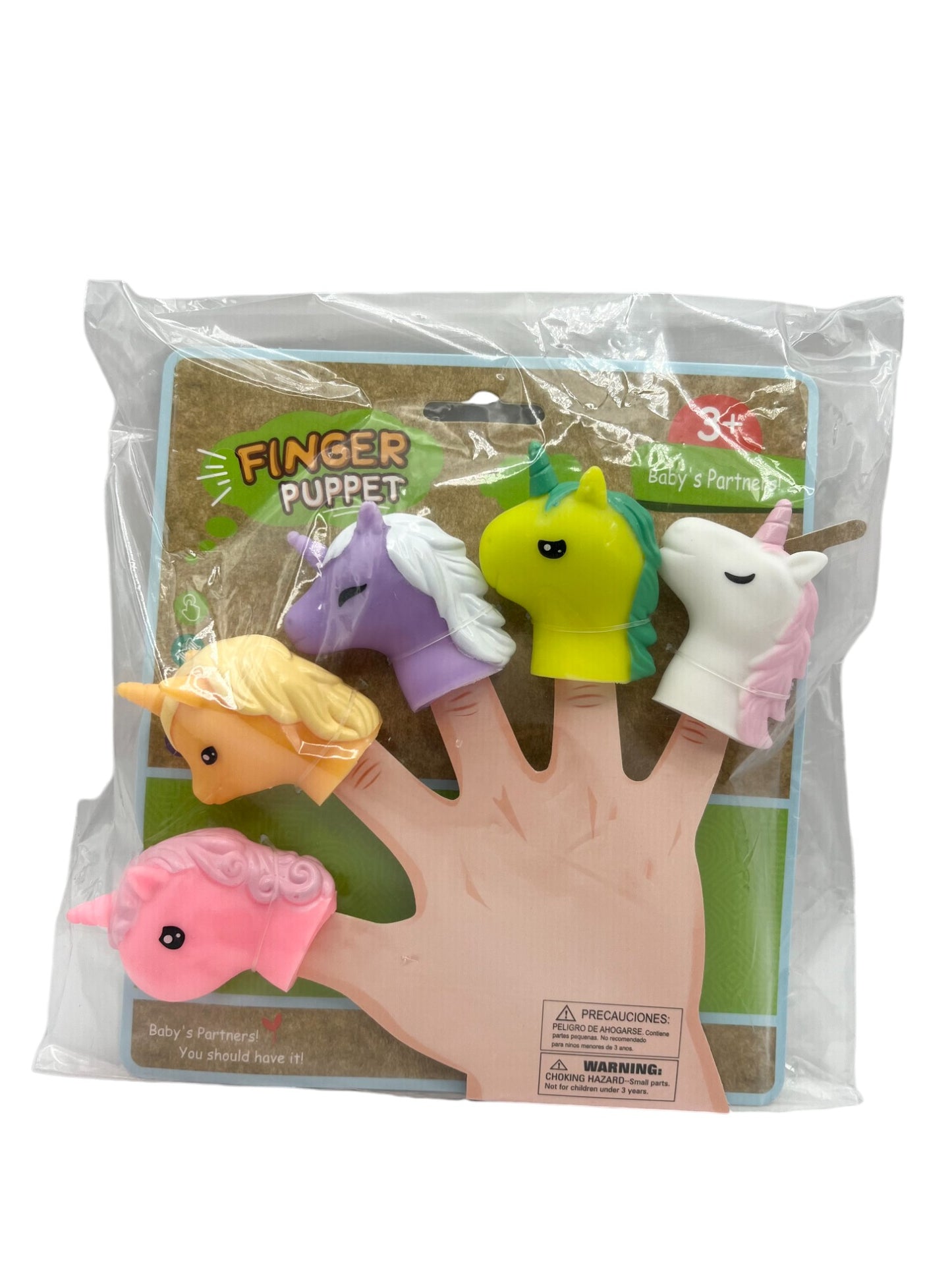 Finger Puppets-Unicorn 5ct