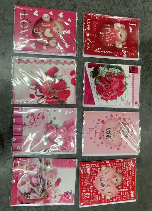 Endless Love Valentine Greeting Cards - Mix designs