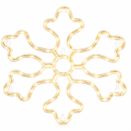 Warm White LED Snowflake Light