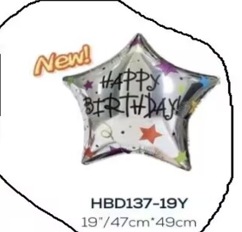 18" Inflatable Birthday Balloon STAR