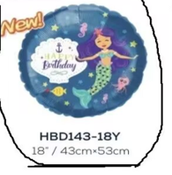 18" Inflatable Birthday Balloon